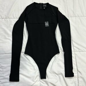 Khy Long Sleeve Black Bodysuit